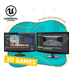 Unreal Engine 4. Игровой движок - КИБЕРшкола программирования для детей, компьютерные курсы для школьников, начинающих и подростков - KIBERone г. Барнаул